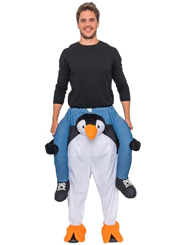 Deiters Kostüm Huckepack Pinguin schwarz/weiß one size von Deiters