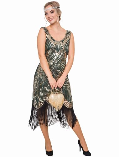 Deiters Kleid Charleston Damen grün/gold L Deiters Kleid Charleston Damen grün/gold L von Deiters