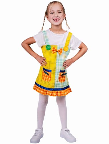 Deiters Kleid Frechdachs Kinder gelb/grün 152/164 von Deiters