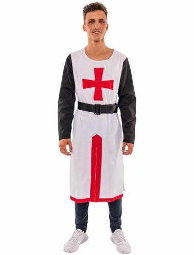 Deiters Kostüm Ritter mit Kreuz Herren schwarz/weiß/rot L/XL Deiters Kostüm Ritter mit Kreuz Herren schwarz/weiß/rot L/XL von Deiters