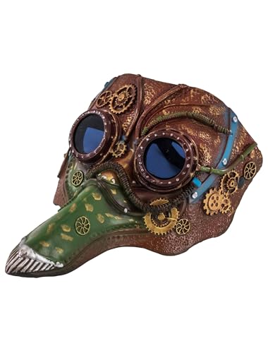 Deiters Maske Steampunk Rabe grün/braun von Deiters