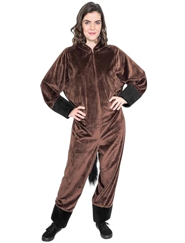 Deiters Overall Pferd Plüsch Damen dunkelbraun 34-36 Deiters Overall Pferd Plüsch Damen dunkelbraun 34-36 von Deiters