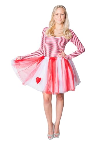 Deiters Petticoat mit Herzen rot/weiß Deiters Petticoat mit Herzen rot/weiß von Deiters