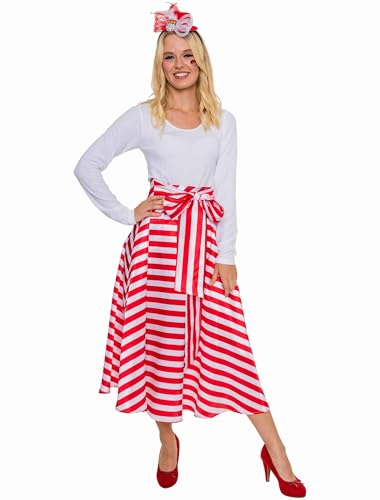 Deiters Rock 50er Jahre Gestreift rot/weiß L/XL Deiters Rock 50er Jahre Gestreift rot/weiß L/XL von Deiters