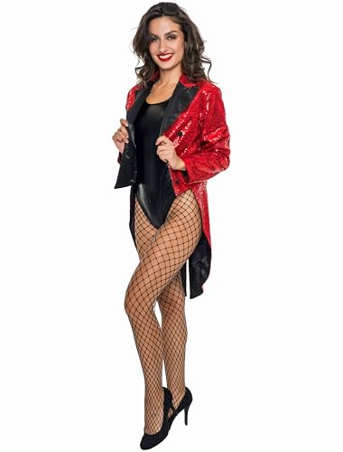 Frack Pailletten Damen rot L Frack Pailletten Damen rot L von Deiters