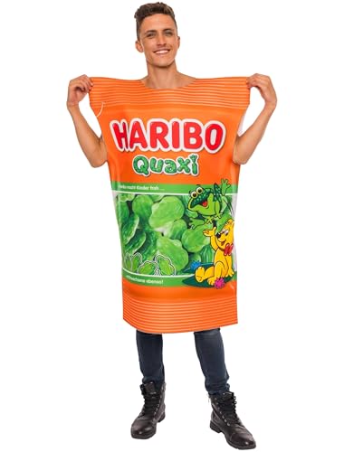 Kostüm HARIBO Quaxi Erwachsene weiß/grün one size von Deiters