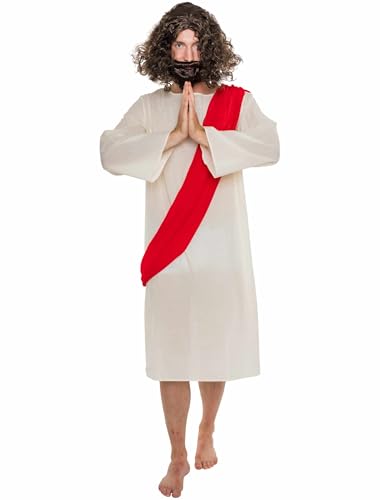 Kostüm Jesus 2-tlg. Herren beige/rot 4XL/5XL Kostüm Jesus 2-tlg. Herren beige/rot 4XL/5XL von Deiters