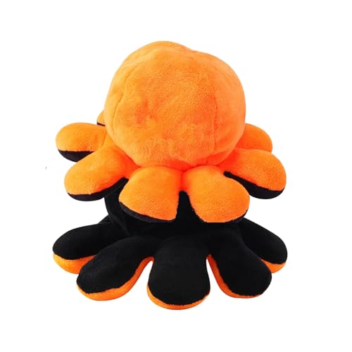 Dekewe Octopus Plüschtier Spielzeug, Oktopus Plüsch, Stimmungs Oktopus Kuscheltier, Kuscheltier für Kinder Mädchen Freunde(Grau-Beige) von Dekewe