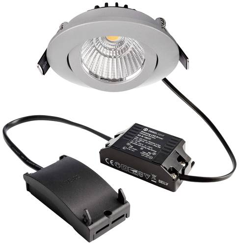 Deko Light 565359 Dione LED-Einbauleuchte EEK: F (A - G) LED fest eingebaut 8.50W Silber-Grau von Deko Light