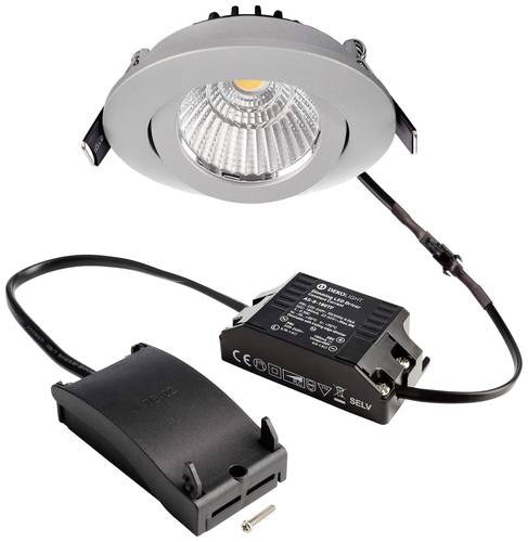 Deko Light 565381 Dione LED-Einbauleuchte EEK: F (A - G) LED LED fest eingebaut 8.50W Silber von Deko Light