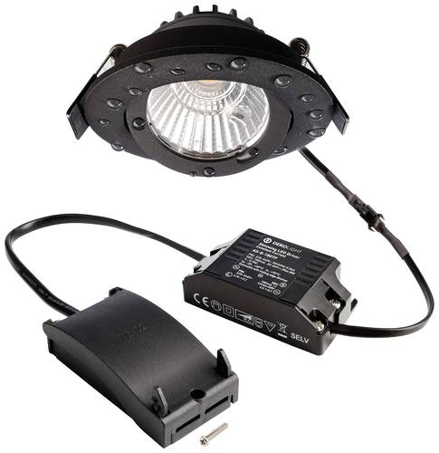 Deko Light 565400 Dione IP LED-Einbauleuchte EEK: E (A - G) LED LED fest eingebaut 8.5W Schwarz von Deko Light