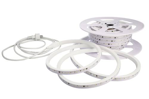 Deko Light 840386 LED-Streifen-Komplettset EEK: F (A - G) mit Stecker 240 V/AC 15000mm Warmweiß 15m von Deko Light