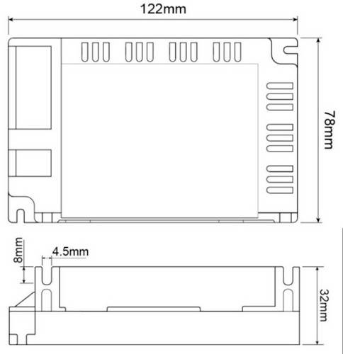 Deko Light BASIC, DIM, CV, EUP40D-1W24V-0 LED-Trafo Konstantspannung 40W 0 - 1700mA 24 V/DC dimmbar von Deko Light