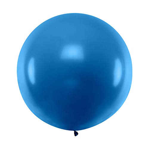 DekoHaus Riesenballons XXL 100 cm Helium Luftballons Farbe wählbar (Navy Blau) von DekoHaus