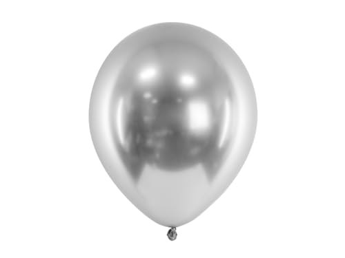 Glossy-Ballons, silber, Ø 30 cm, 20er-Pack von DekoHaus