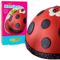 Decor Marzipan, rot, 200g, zum Modellieren und Überziehen von Dekoback GmbH