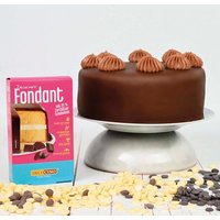 Fondant mit 25% Zartbitterschokolade, 250g, intensiver Schokogeschmack von Dekoback GmbH