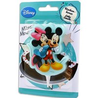 Mickey Maus Kuchenkerze mit Minnie Mouse, Motivkerze aus Wachs, 10 cm von Dekoback GmbH