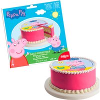 Peppa Pig - Tortenaufleger aus Zuckerguss, 1 Stk, Ø 16cm von Dekoback GmbH