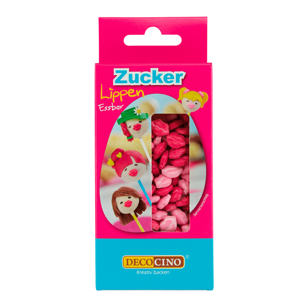 Essbare Zuckerlippen, 45 g von Dekoback