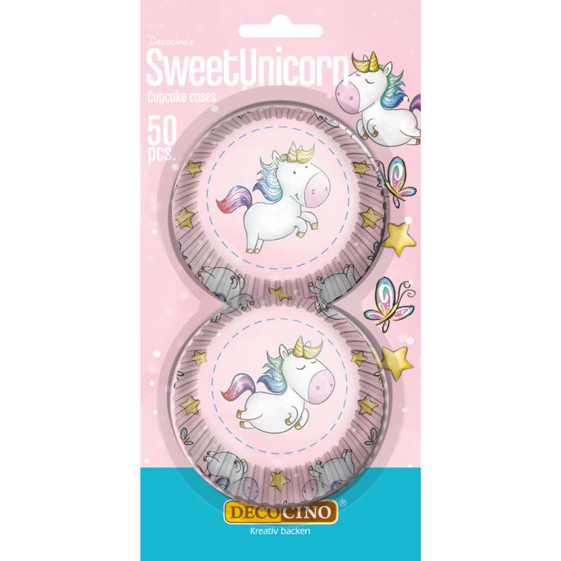 Muffinförmchen Sweet Unicorn 50 Stück von Dekoback