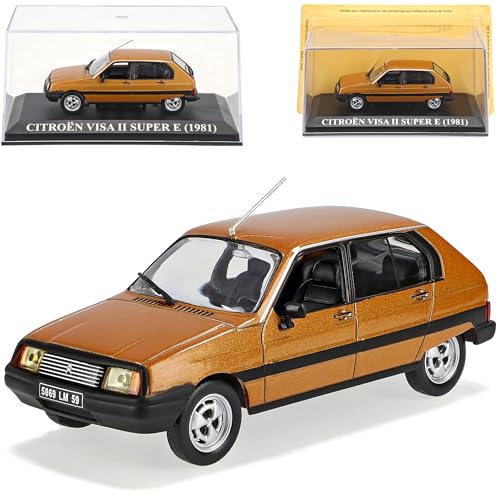 Del Prado Citroen Visa ii Super E Braun 1/43 Modell Auto Modellauto Sonderangebot von Del Prado