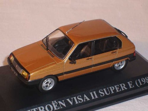 Del Prado Citroen Visa ii Super E Braun 1/43 Modell Auto Modellauto Sonderangebot von Del Prado