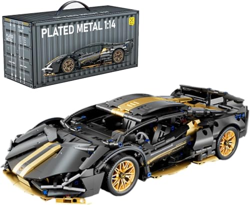 DelightCube Sportwagen Bausteine Set für Lambo, MOC Rennwagen Bausätze, Supercar Modelle für Kinder Erwachsene, Spielzeug Geschenk Baufahrzeug, Kompatibel mit Major Brand Technic (67129) von DelightCube