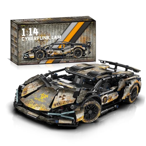 DelightCube Supersportwagen Bausteine Sets, 1148 Teile 1:14 Drift Technik Rennwagen Modell Bausteine Bausatz Klemmbausteine, Sportwagen Modell Bauset Auto von DelightCube