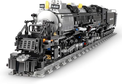 DelightCube Technic Big Boy Lokomotive Modellbausatz, 1608 Teile Dampfeisenbahn Bausatz für Kinder Erwachsene, Display Bausatz zum Verschenken DelightCube Technic Big Boy Lokomotive Modellbausatz, 1608 Teile Dampfeisenbahn Bausatz für Kinder Erwachsene, Display Bausatz zum Verschenken von DelightCube