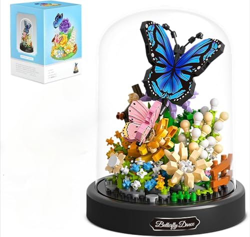 Delightcube Tecnic Flower Mini Building Blocks Set, Blossom Bonsai Flower Architecture Micro Building Kit, Creative MOC Construction Blocks Set with Dust Cover,Gifts for Boys and Girls (16369) von Delightcube