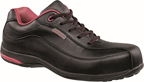 Deltaplus CANNES3NO40 Halbschuhe Aus Rindsnarbenleder Für Damen - S3 Src, Schwarz, Größe 40 von Deltaplus