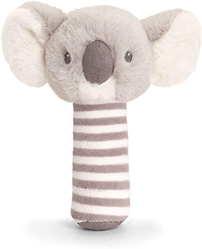 Eco Baby Decken, Rasseln, Plüsch-Sets, 100% recycelt (Cozy Koala Stick Rassel) von Deluxe Paws