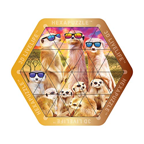 3D LiveLife Hexapuzzle - kühles Meerkats. Lentikulares Puzzlespiel 3D Meerkat mit 24 magnetischen Stücken! Magnetische Puzzlespiel-Strecke von Deluxebase. Originalvorlage genehmigt vom bekannten Künst 3D LiveLife Hexapuzzle - kühles Meerkats. Lentikulares Puzzlespiel 3D Meerkat mit 24 magnetischen Stücken! Magnetische Puzzlespiel-Strecke von Deluxebase. Originalvorlage genehmigt vom bekannten Künst von Deluxebase