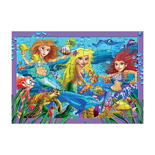 3D LiveLife Tray Jigsaw Puzzle - Meerjungfrau-Magie. Lentikulares Puzzlespiel der Meerjungfrau-3D mit 40 Stücken! Tray Puzzle Range von Deluxebase. Originalvorlage genehmigt vom bekannten Künstler, Mi von Deluxebase