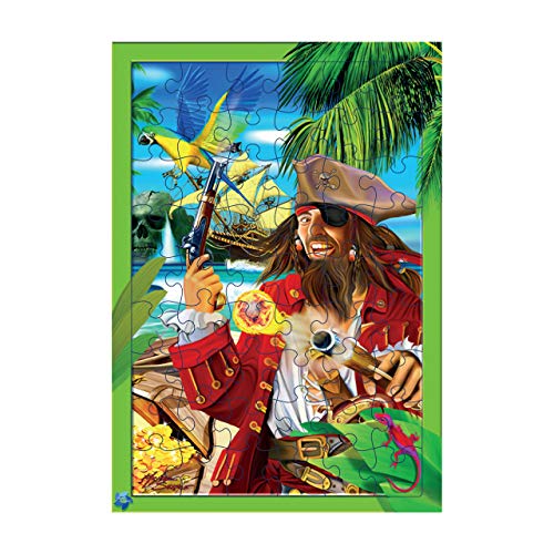 3D LiveLife Tray Jigsaw Puzzle - Piraten-Insel. Lentikulares Puzzlespiel des Piraten-3D mit 40 Stücken! Tray Puzzle Range von Deluxebase. Originalvorlage genehmigt vom bekannten Künstler, Michael Sear von Deluxebase