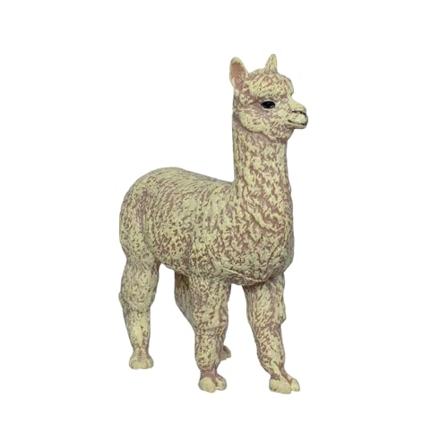 Deluxebase Mini Animal Adventure Replicas - Alpaka Handbemalte realistische Alpaka Figur. Kleine Plastiktierfiguren & Tierpartygeschenke. Ideal Bauernhof Tier Spielzeug & Geschenke für Kinder. von Deluxebase