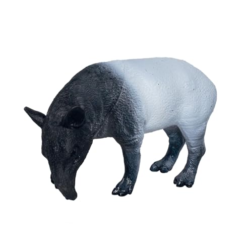 Deluxebase Mini Animal Adventure Replicas- Tapir Handbemalte realistische Tapir-Figur. Kleine Plastik-Tierfiguren. Ideal Zoo Tier Spielzeug & Geschenke für Kinder. von Deluxebase