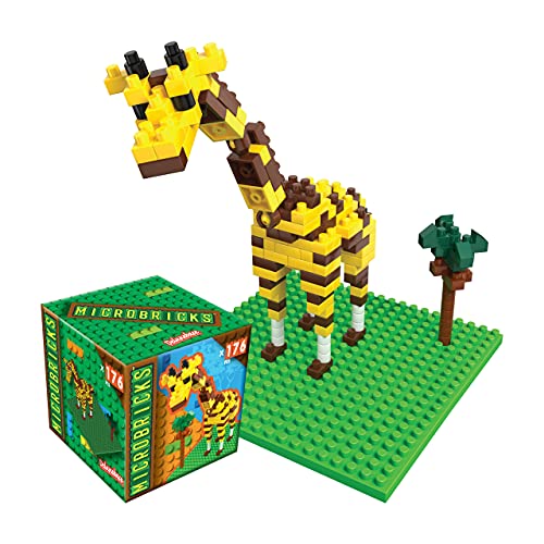 Microbricks - Giraffe von Deluxebase. Mini Block Vogel 3D-Puzzle für Kinder. von Microbricks