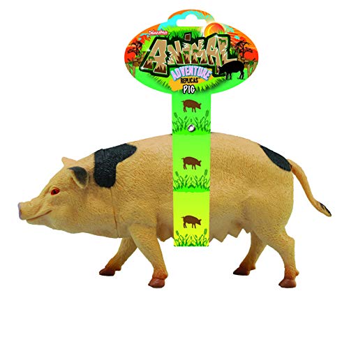 Deluxebase Animal Adventure Replica - Schwein Schwein Spielzeug Replika Figur. Großformatige Tierfiguren, die ideale Bauernhof Spielzeuge für Kinder sind von Deluxebase