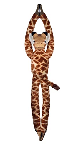 Deluxebase EcoBuddiez Baumumarmer - Giraffe 72cm langes Hängendes Kuscheltier aus recycelten Plastikflaschen. Umweltfreundliches und kuscheliges Plüschtier und Geschenk für Kinder von Deluxebase