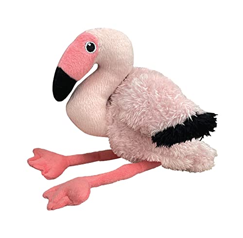 EcoBuddiez - Flamingo von Deluxebase. Kleine weiche Plüschtiere aus recycelten Plastikflaschen. Umweltfreundliches Kuschelgeschenk für Kinder und niedliches Kuscheltier für Kleinkinder. von EcoBuddiez