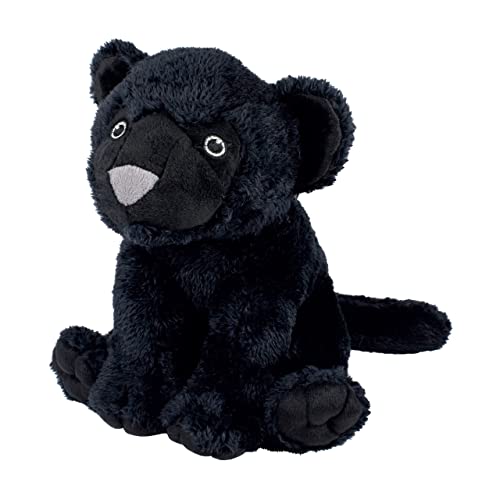 Deluxebase EcoBuddiez - Schwarzer Panther Mittlere weiche Plüschtiere aus recycelten Plastikflaschen. Umweltfreundliches Kuschelgeschenk für Kinder und niedliches Kuscheltier für Kleinkinder. von Deluxebase