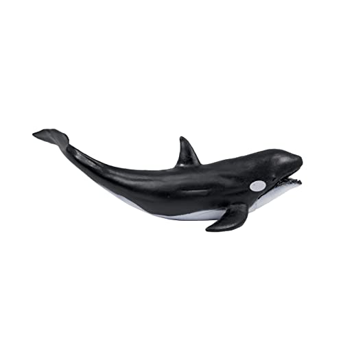 Deluxebase Mini-Tierabenteuer-Repliken – Orcas aus handbemalten realistischen kleinen Kunststoff-Orca-Figuren, detailliertes Wildtiermodell für Kinder, Zoo-Spiele, Partygeschenke und Geschenke von Deluxebase