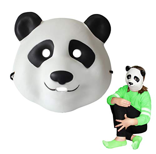 Deluxebase Wild Faces - Panda Sichere Schaumtiermasken für Kinder von Deluxebase