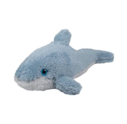 EcoBuddiez - Delfin von Deluxebase. Mini weiche Plüschtiere aus recycelten Plastikflaschen. Umweltfreundliches Kuschelgeschenk für Kinder und niedliches Kuscheltier für Kleinkinder. von EcoBuddiez