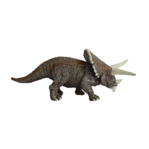 Deluxebase Mini Animal Adventure Replica - Triceratops from Mini dinosaur figures that makes an ideal prähistoric animal toy for kids von Deluxebase