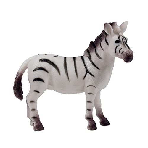 Mini Animal Adventure Replica - Zebra von Deluxebase Kleine realistische Spielzeugfigur, die ein ideales Safari-Tierspielzeug für Kinder ist von Deluxebase