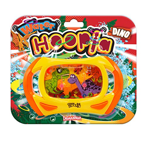 Wasser Hoopla - Dinosaurier von Deluxebase. Jurassisches Retro Wasserhandspiel. Ringwurf Arkade Handspiel für Kinder und Erwachsene von Water Hoopla