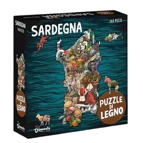 Demoela Giochi CA_PUZL Puzzle Sardinien von Demoela Giochi